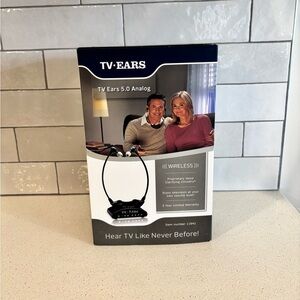 TV Ears 5.0 Digital Wireless TV Headset System 11741 Hearing Set NEW Open Box